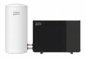 Warmtepomp set met buffervat